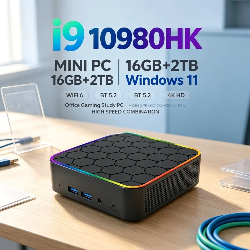 Home Office Windows 11 - Mini PC Intel Core I9‑10980HK de