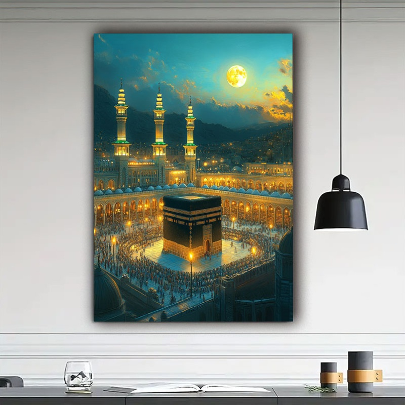 Home Office With View - Pintura en lienzo sin marco: mezquita