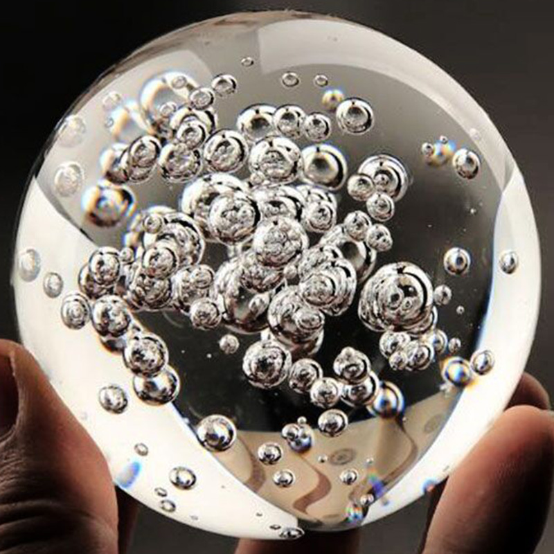Home Office Feng Shui - Bola de cristal de burbuja transparente,