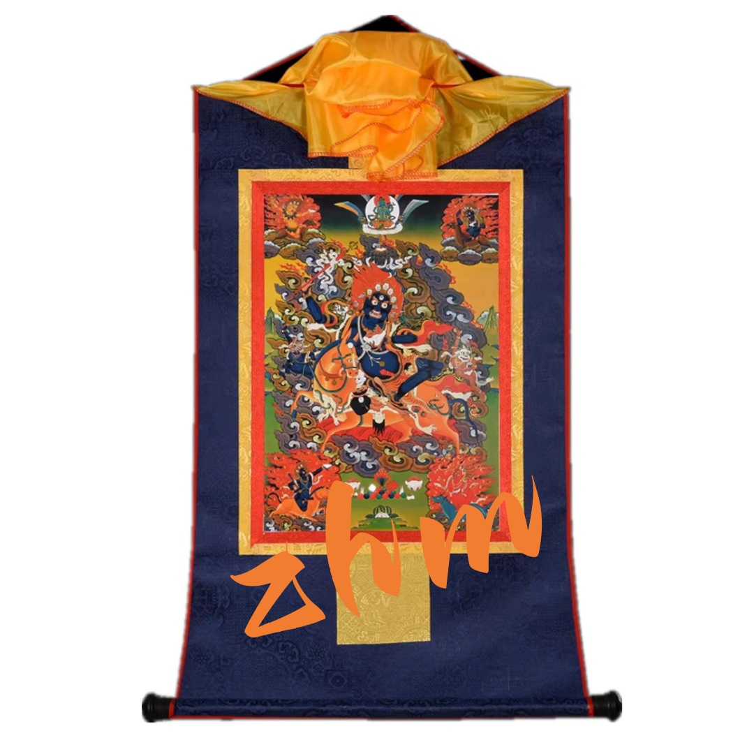 Home Office Feng Shui - Estatua Budista Tibetana Dorada de la