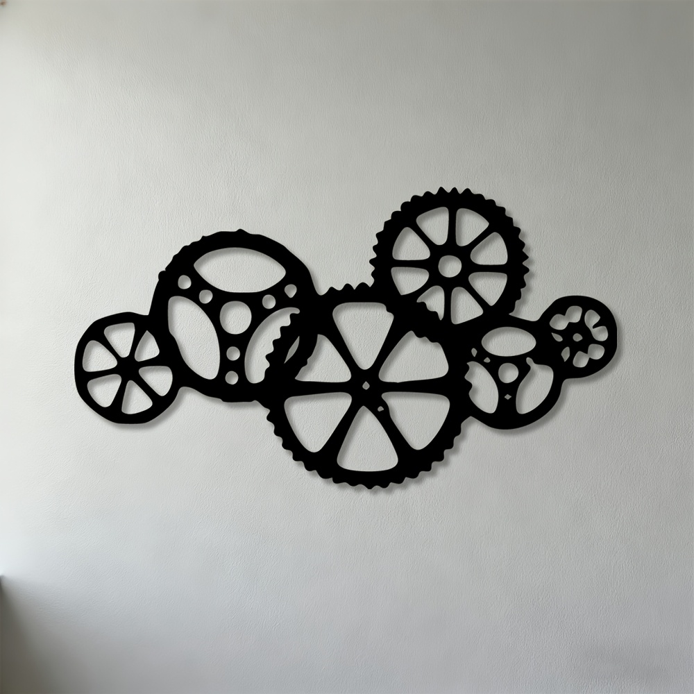 Home Office Industrial Style - CIFBUY-arte de pared de hierro, decoración