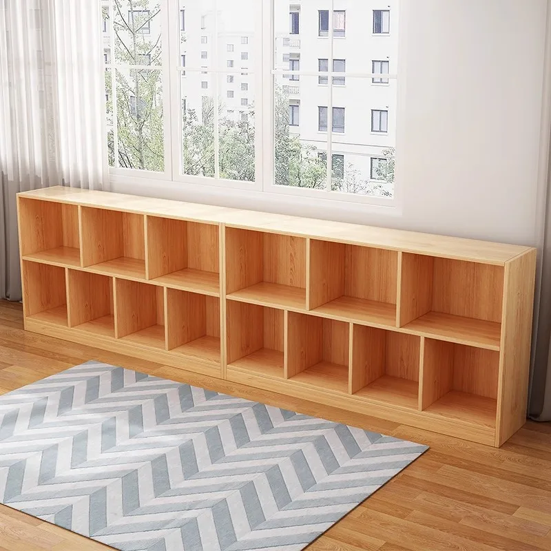 Bookcase Wood Shelf - Estantería multifuncional de suelo a techo
