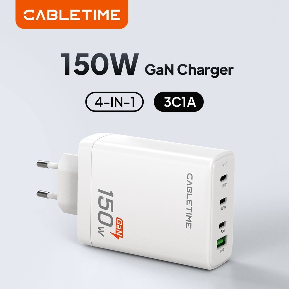 Home Office For Mac - CABLETIME-cargador USB C de 150W PD
