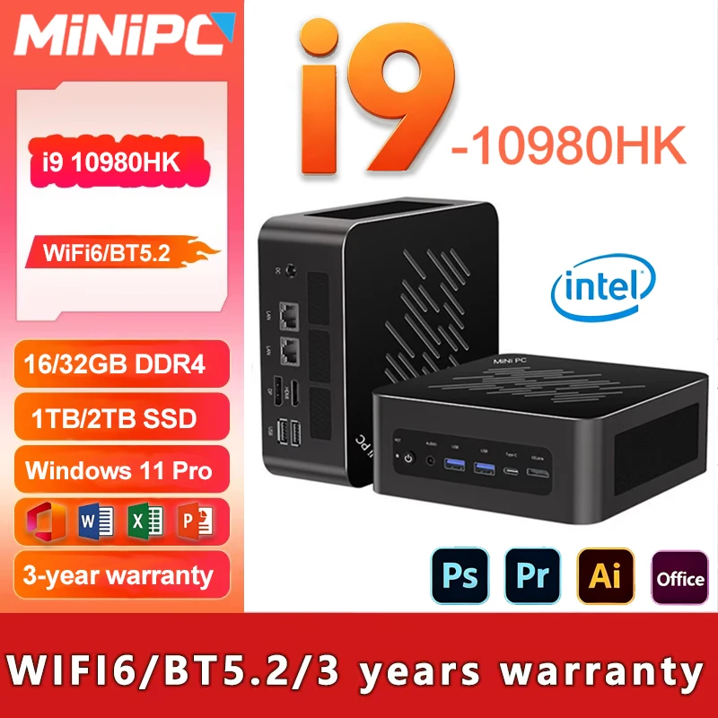 Home Office Windows 11 - Mini PC para Juegos con Windows