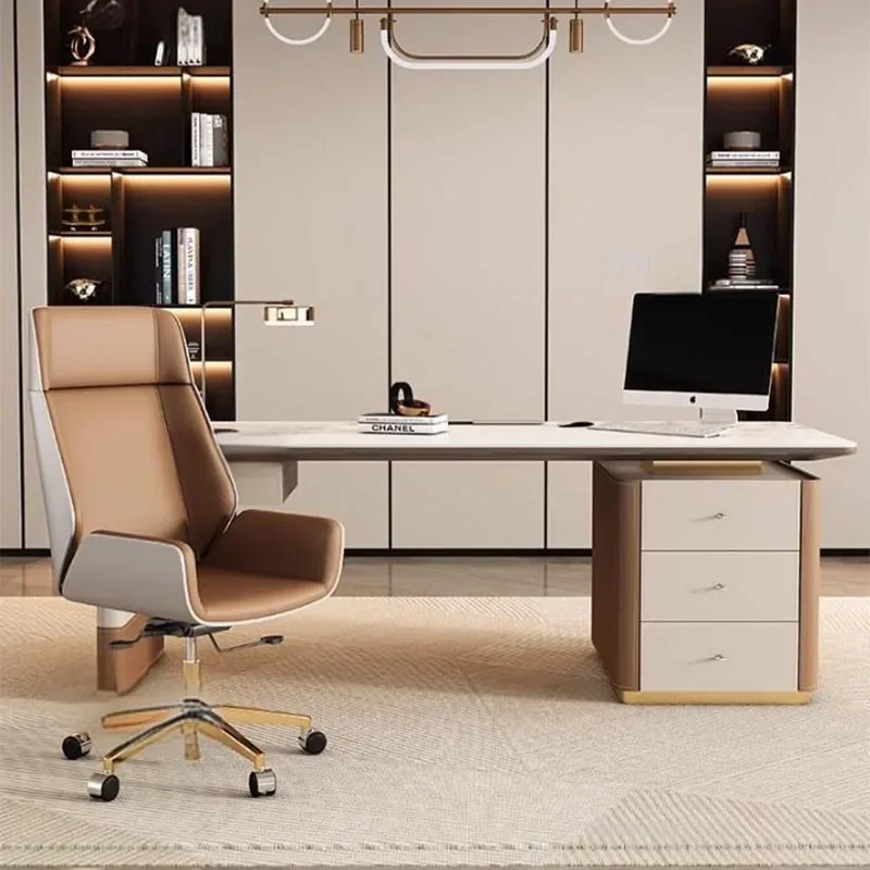 Home Office Trabajo - Escritorio de Computadora de Madera para