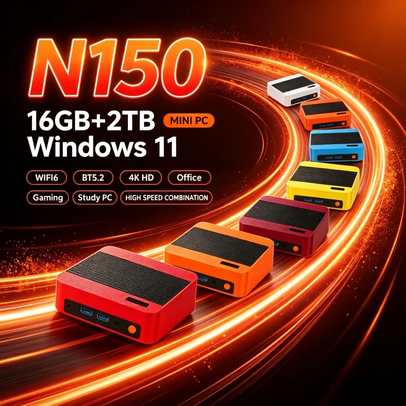 Home Office Windows 11 - Mini PC de Escritorio Intel N150