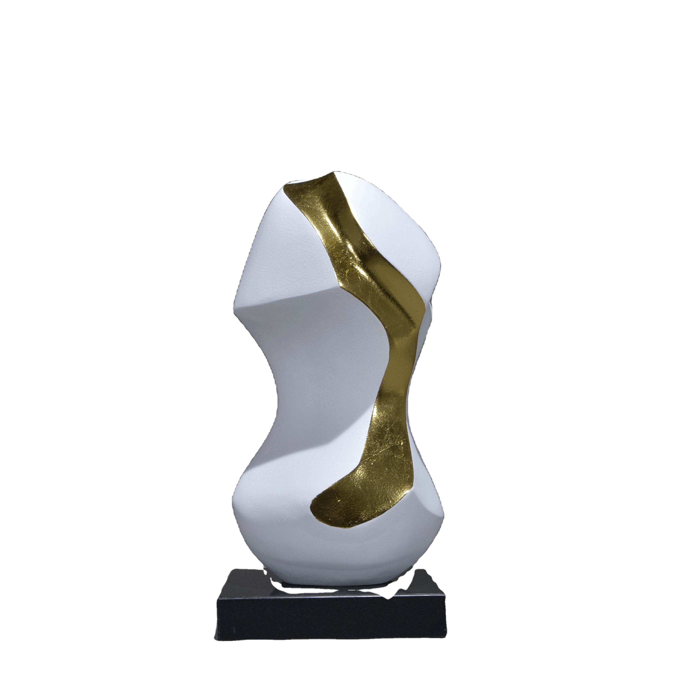 Home Office Interior Design - Escultura abstracta innovadora de fibra de