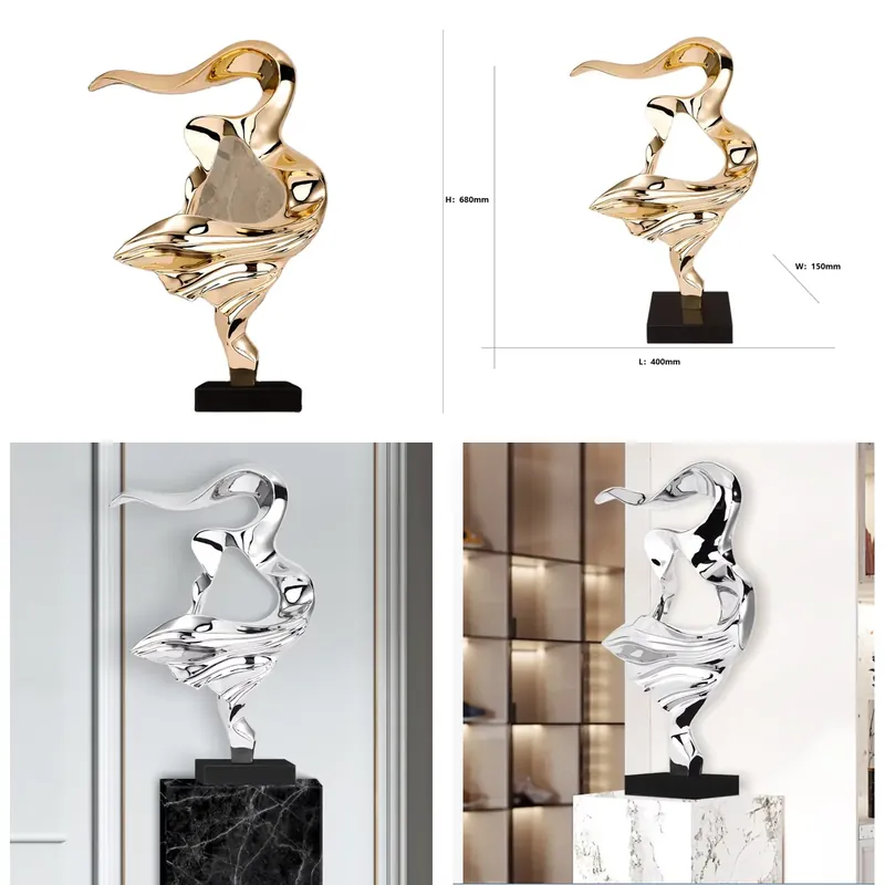 Home Office Interior Design - Escultura de Arte Abstracto Moderno, Estatua