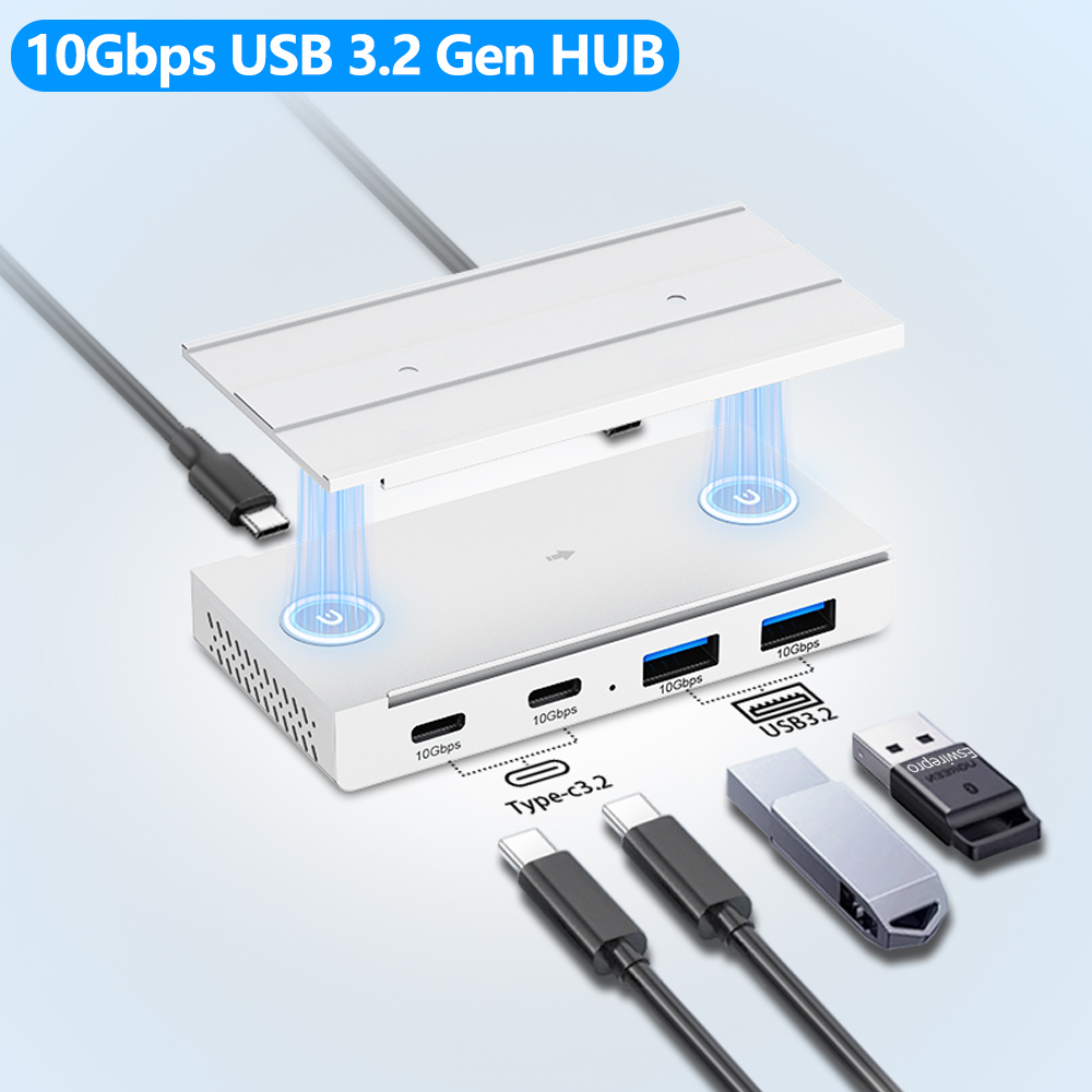 Home Office For Mac - 10Gbps USB3.2 Gen2 HUB escritorio magnético