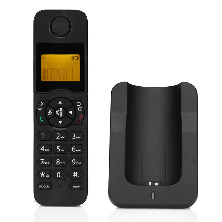 Home Office Border Force - Teléfono Inalámbrico Digital Portátil, Resistente (Negro),
