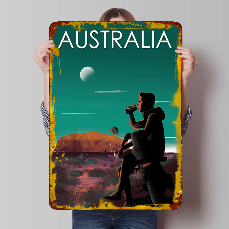 Home Office Australia - Paisaje australiano, arte de pared de