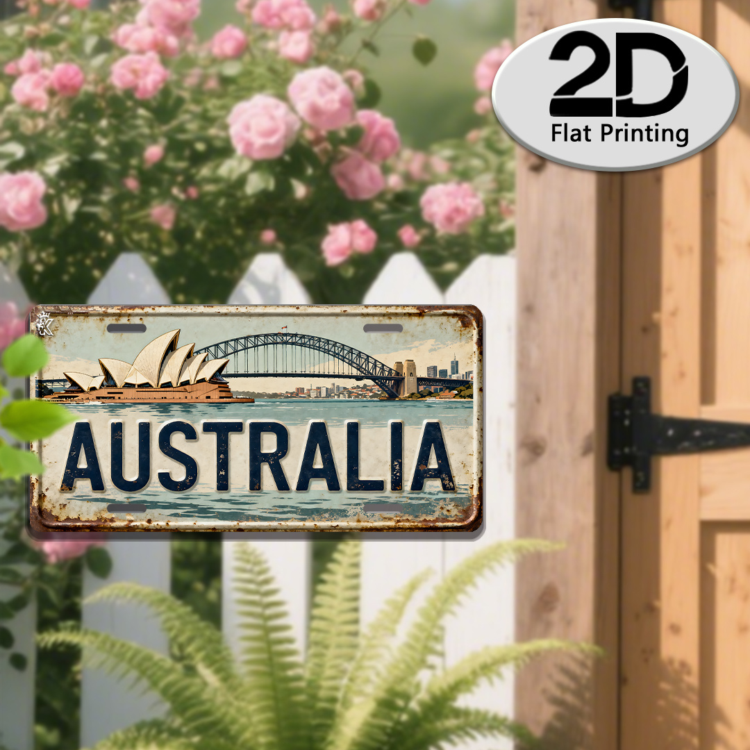 Home Office Australia - Letrero de Matrícula de Sídney, Australia