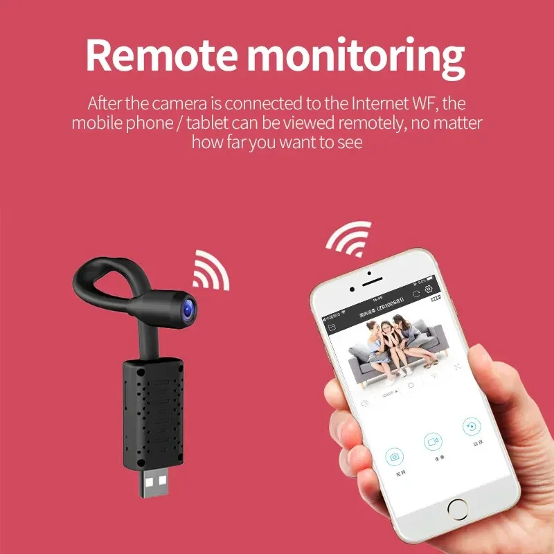 Home Office With View - Cámaras de vigilancia WiFi USB 4K,