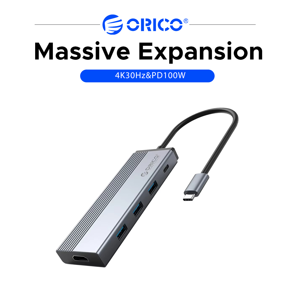 ORICO Hub USB C 5 en 1, adapta - Home Office For Mac reseña y precio