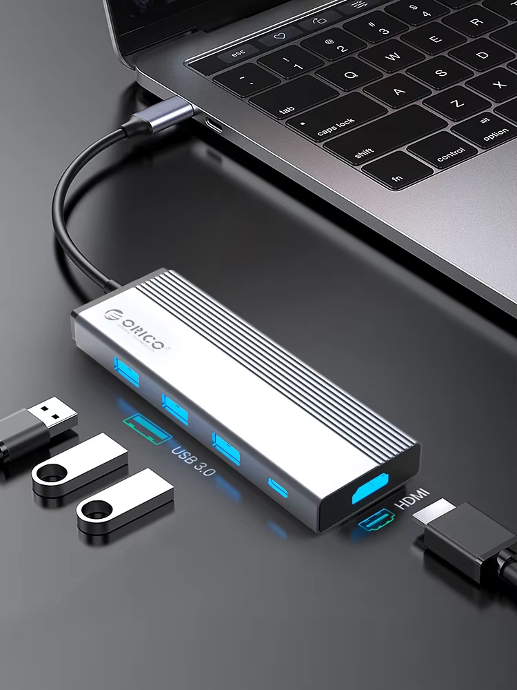 ORICO Hub USB C 5 en 1, adapta - Home Office For Mac reseña y precio