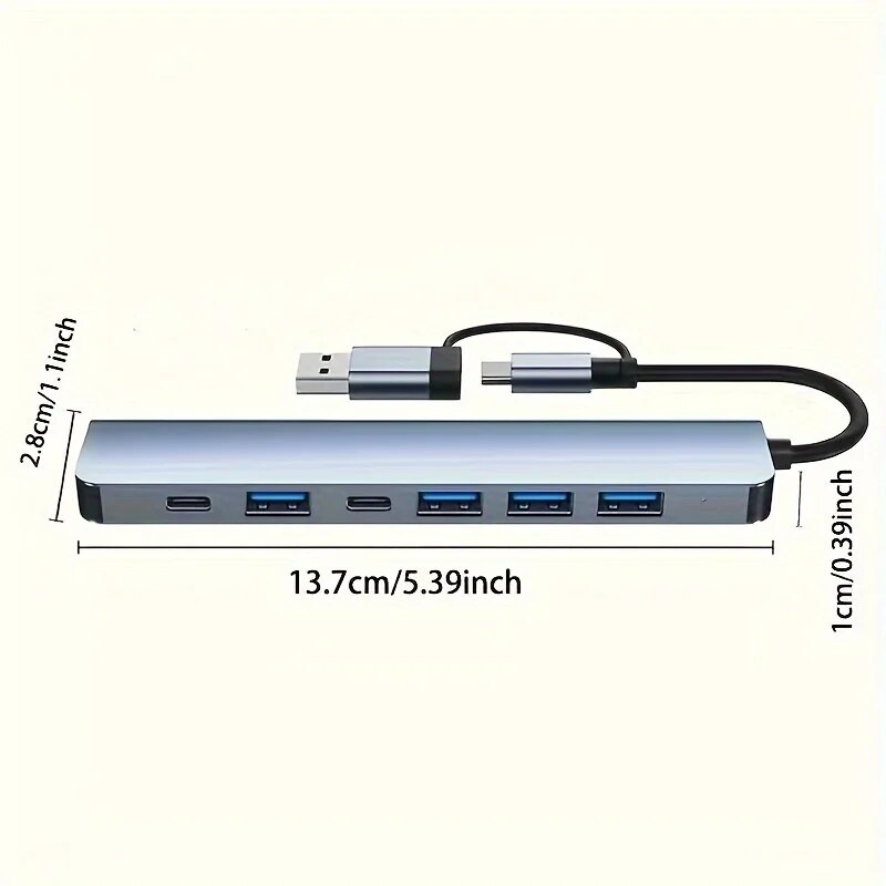 7 puertos USB 3,0 tipo C Hub 7 - Home Office For Mac reseña y precio