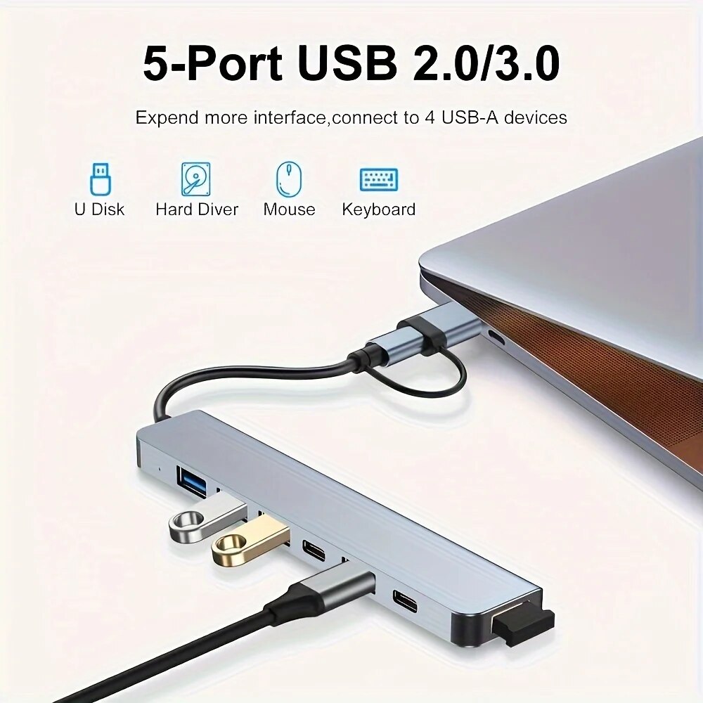 7 puertos USB 3,0 tipo C Hub 7 - Home Office For Mac reseña y precio