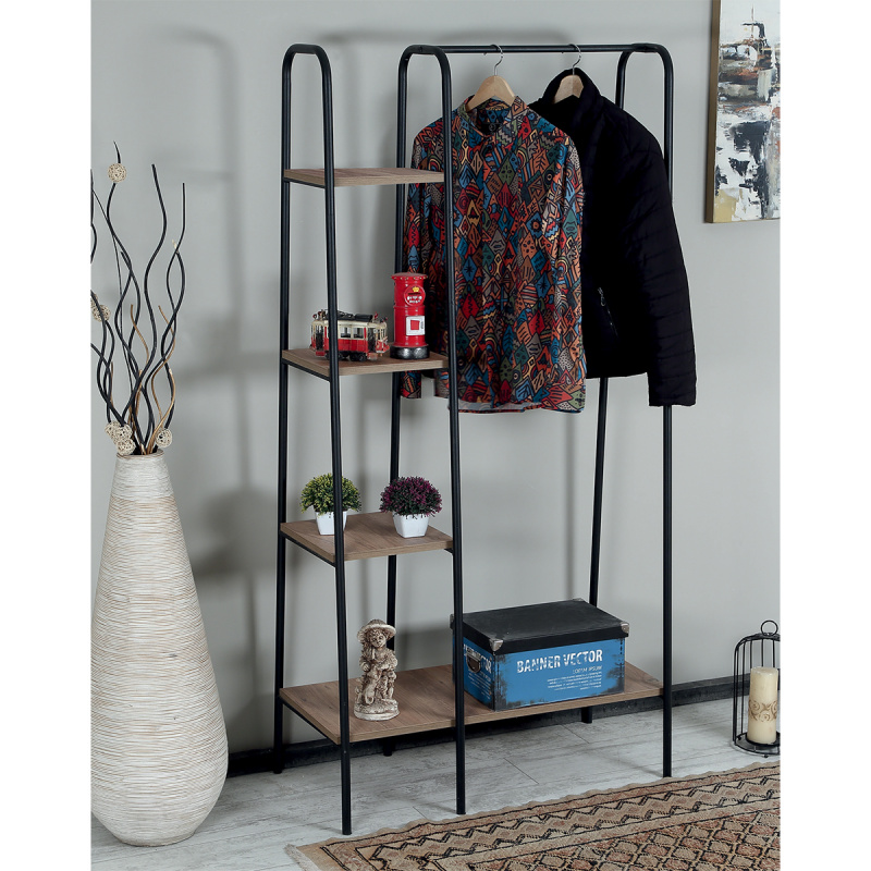 Estantería de metal y madera d - Home Office Industrial Style reseña y precio