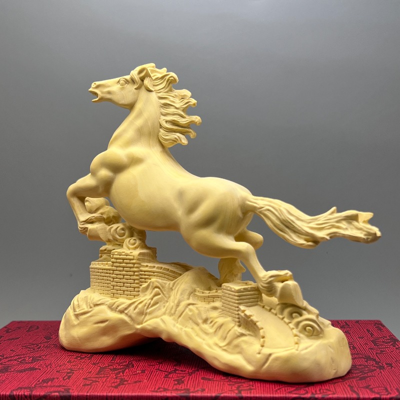 Estatua de caballo de madera d - Home Office Feng Shui reseña y precio