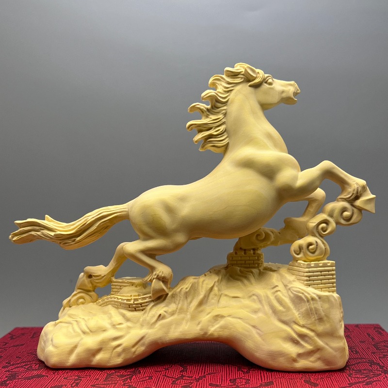 Estatua de caballo de madera d - Home Office Feng Shui reseña y precio