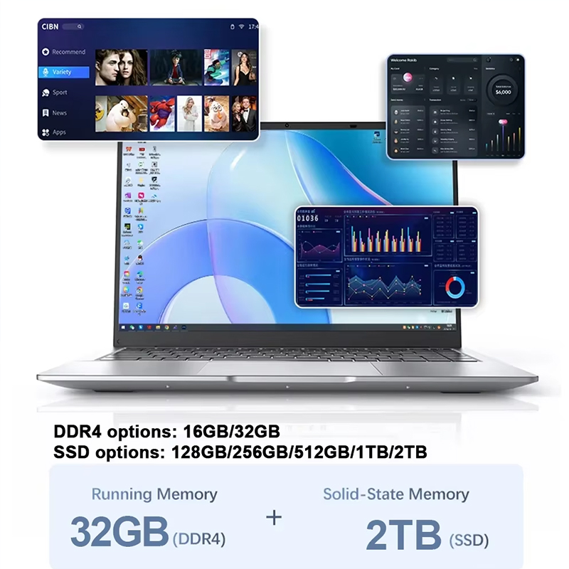 Nuevo Portátil Ultra Delgado d - Home Office Windows 11 reseña y precio