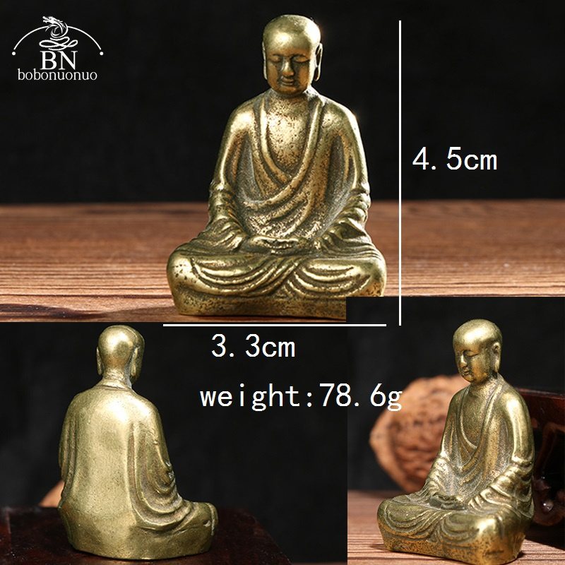 Estatua de Buda de latón antig - Home Office Feng Shui reseña y precio