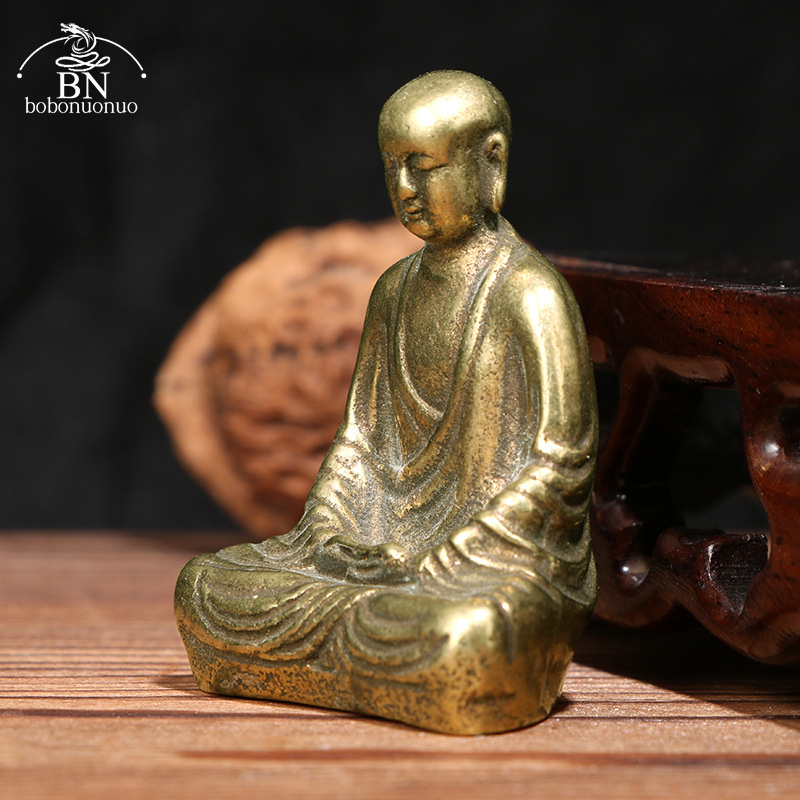 Estatua de Buda de latón antig - Home Office Feng Shui reseña y precio