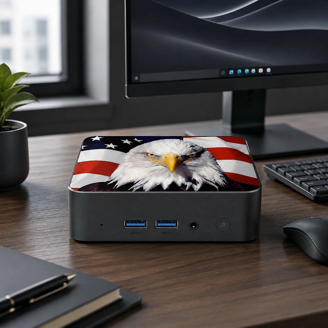 Mini PC con temática de la ban - Home Office Windows 11 reseña y precio