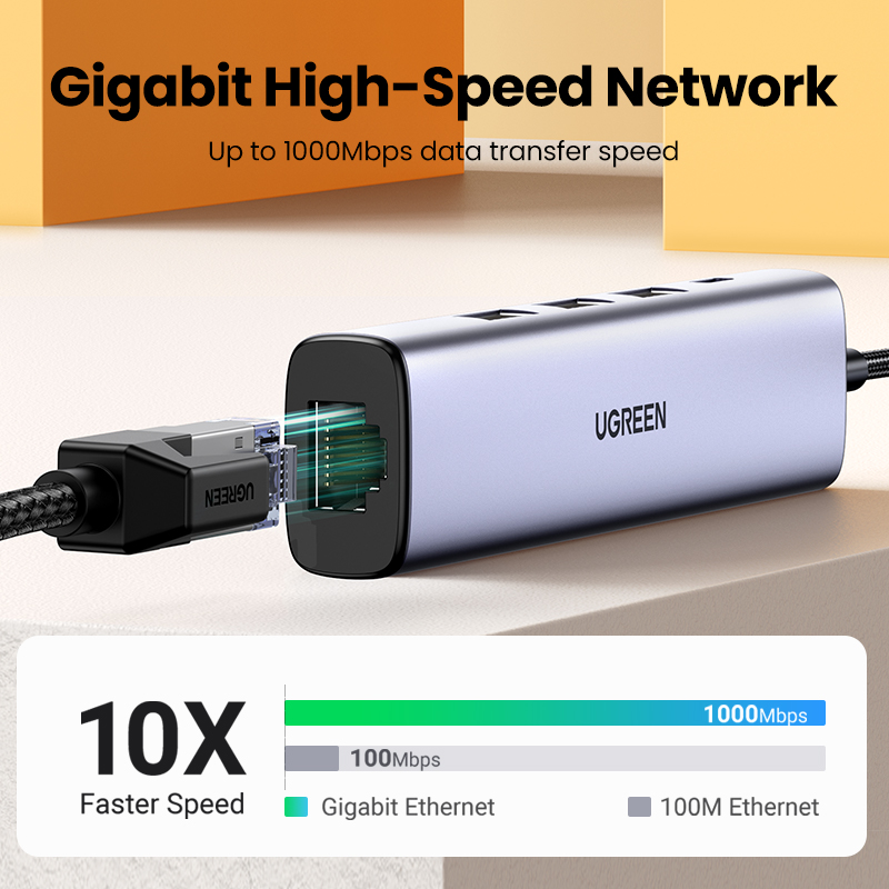 UGREEN USB Ethernet Adaptador  - Home Office For Mac reseña y precio