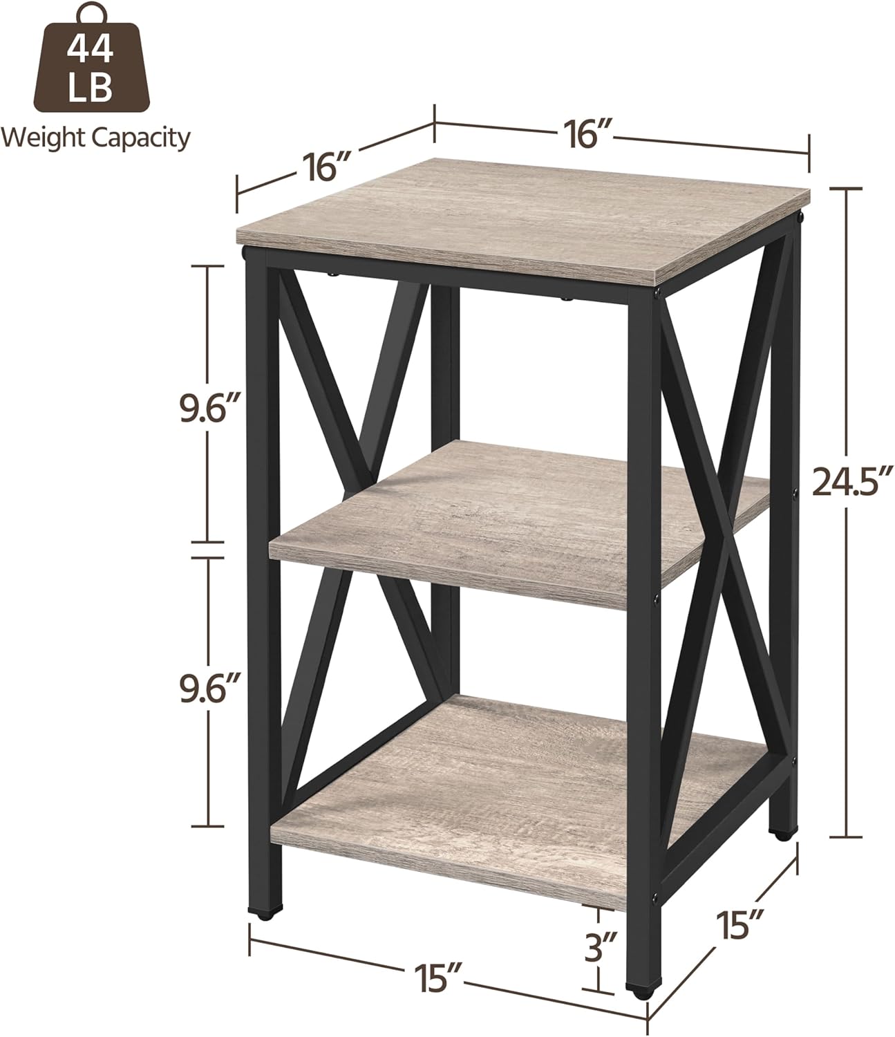 Mesa Auxiliar para Sala de Est - Home Office Industrial Design reseña y precio