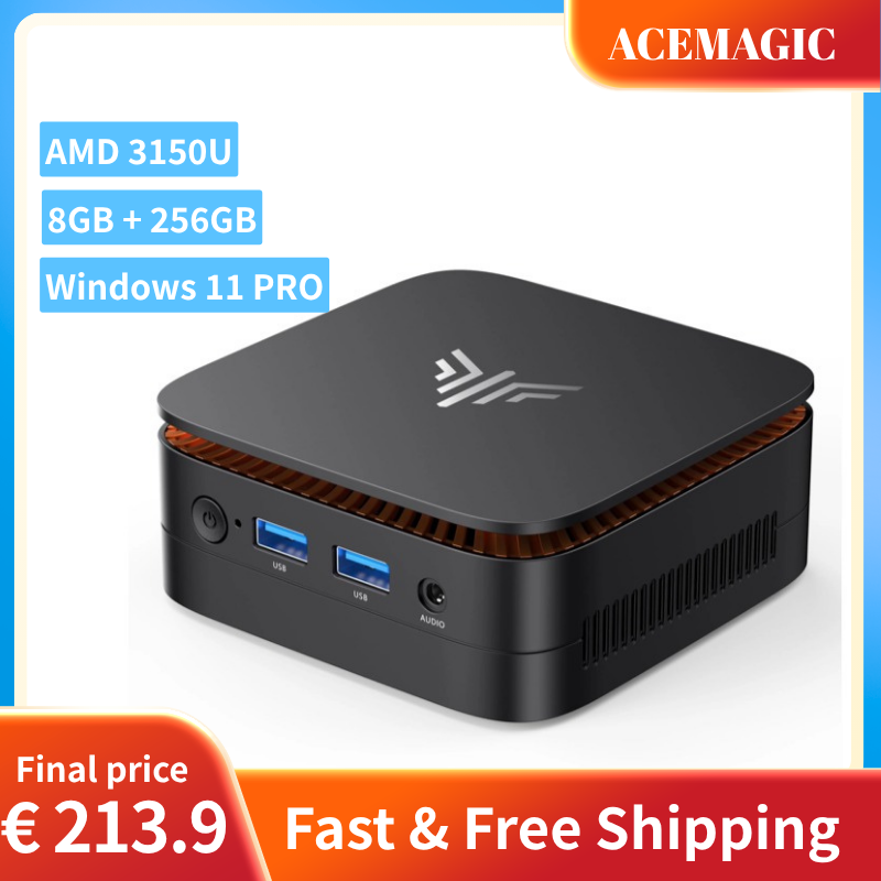 Mini PC ACEMAGIC AMD 3150U (2C - Home Office Windows 11 reseña y precio