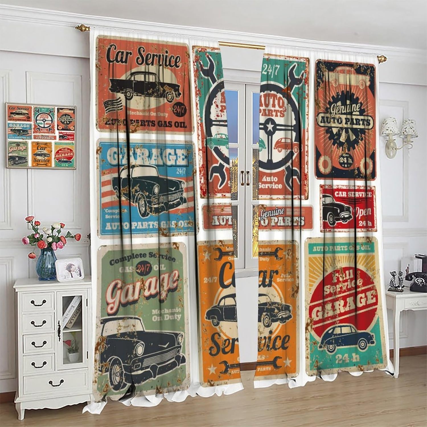 Cortinas de Garaje, Cortinas V - Home Office Shed reseña y precio
