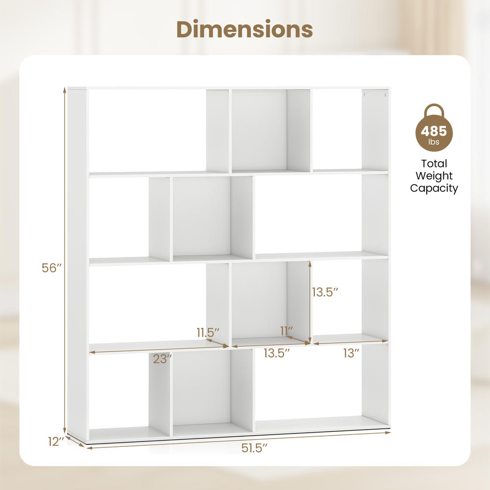 Estantería Abierta Moderna con - Bookcase Wood Shelf reseña y precio