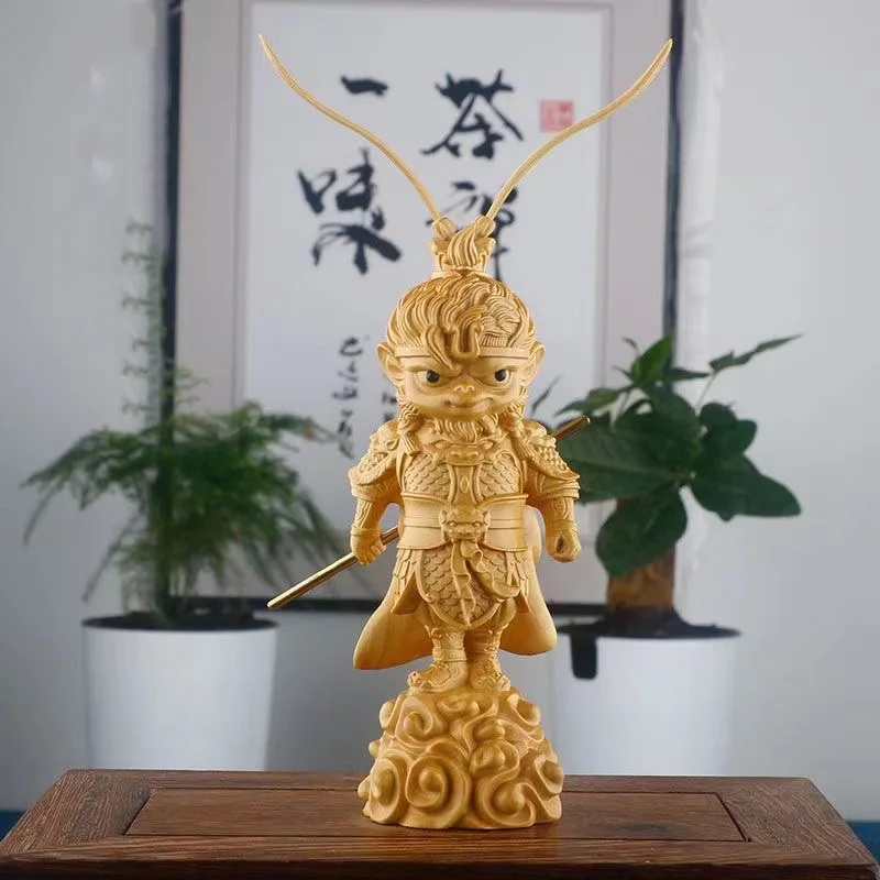 Estatua de Madera del Rey Mono - Home Office Feng Shui reseña y precio