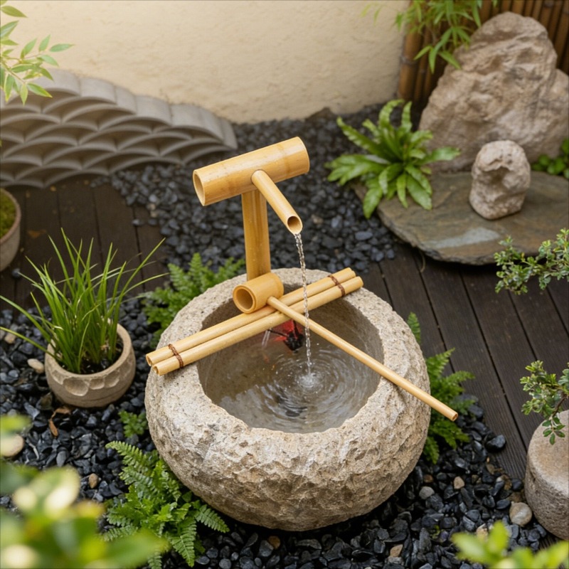 Fuente de Agua para Exteriores - Home Office Feng Shui reseña y precio