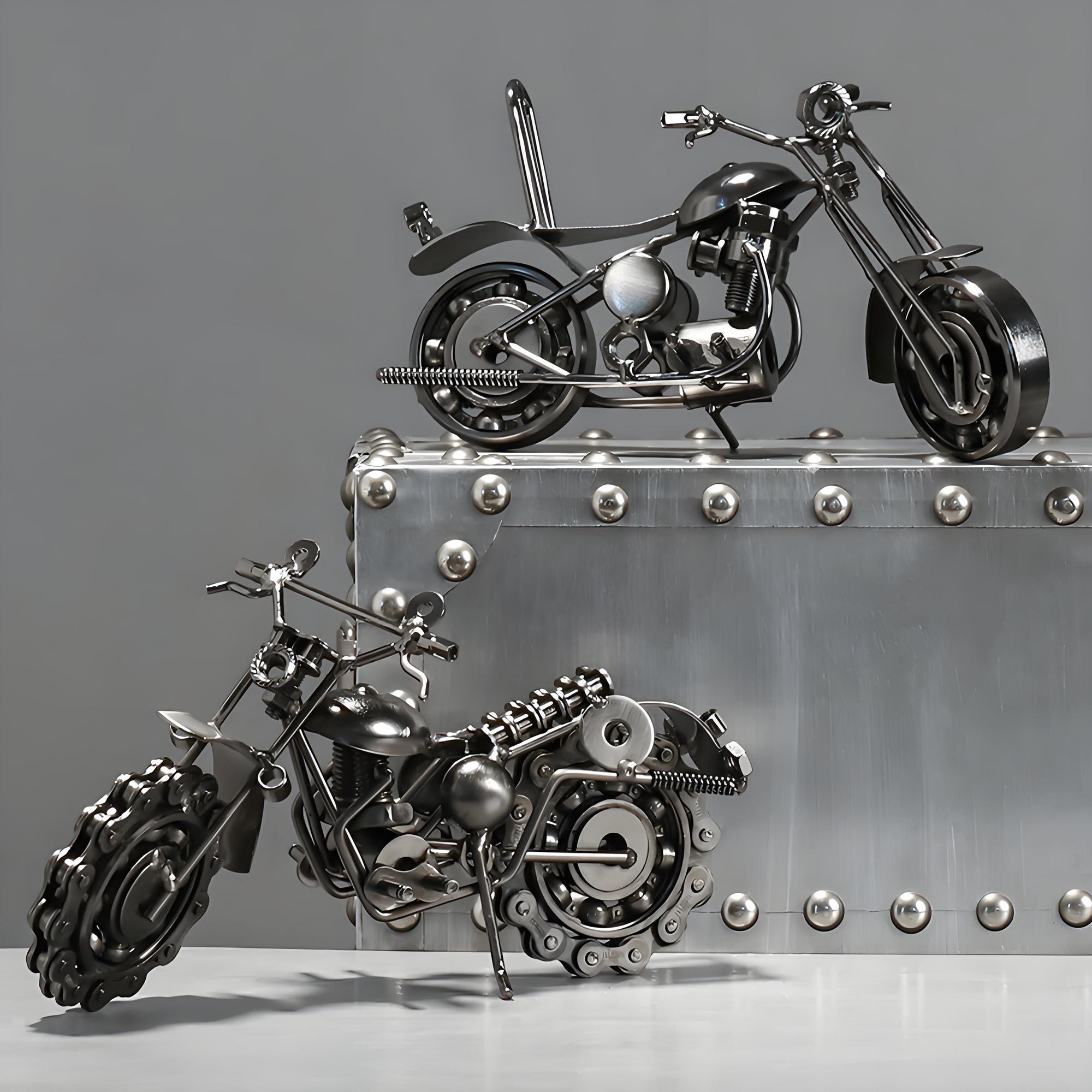 Modelo de Motocicleta de Hierr - Home Office Industrial Style reseña y precio