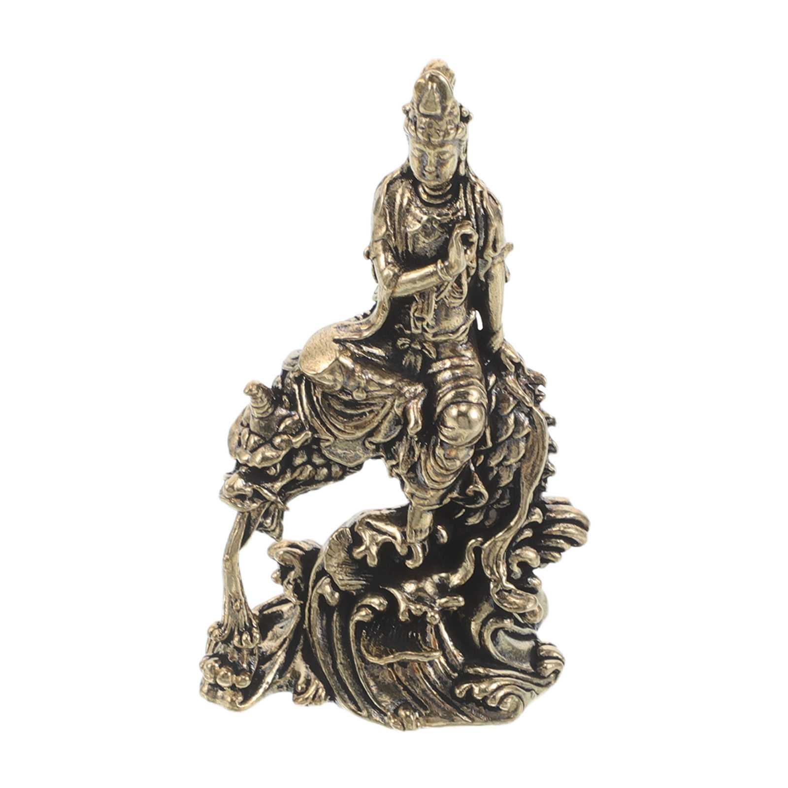 Escultura Vintage de Latón Ama - Home Office Feng Shui reseña y precio