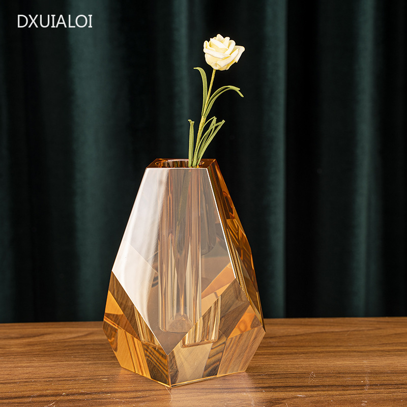 Florero de cristal minimalista - Home Office Interior Design reseña y precio