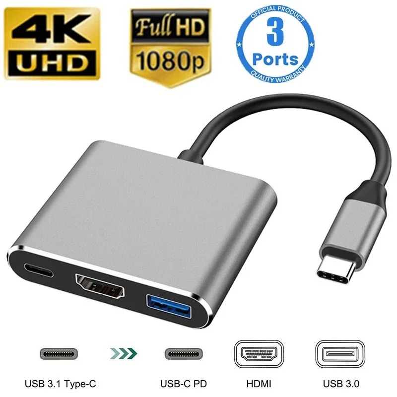 USB C HUB 3 en 1 tipo C 3,0 a  - Home Office For Mac reseña y precio