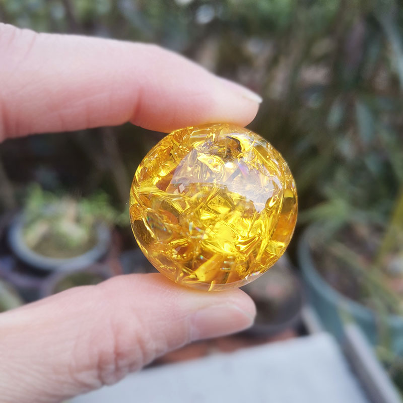 Bola de grieta de hielo de cri - Home Office Feng Shui reseña y precio