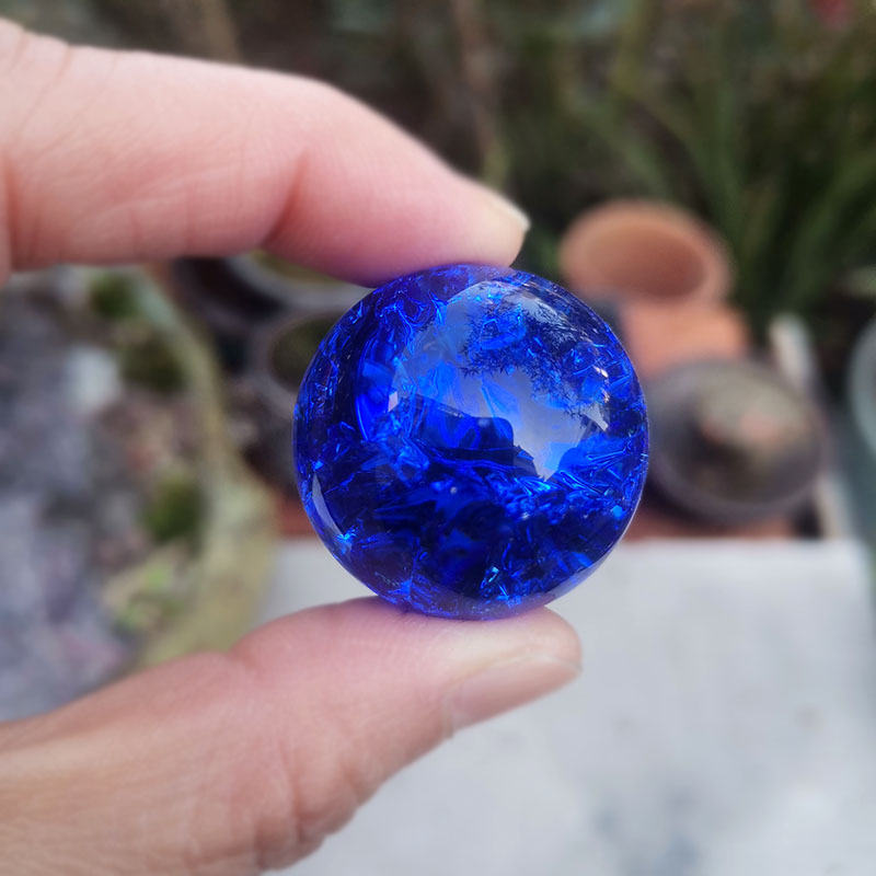 Bola de grieta de hielo de cri - Home Office Feng Shui reseña y precio