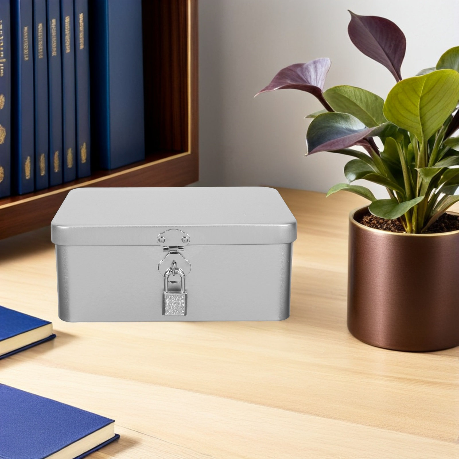 Caja de hojalata pequeña de me - Home Office Industrial Design reseña y precio