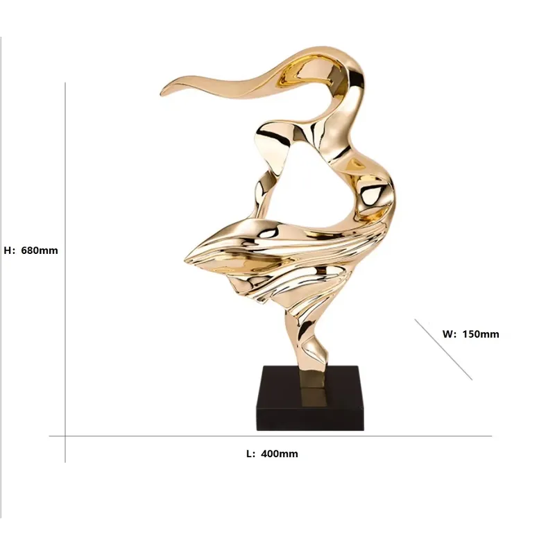 Escultura de Arte Abstracto Mo - Home Office Interior Design reseña y precio