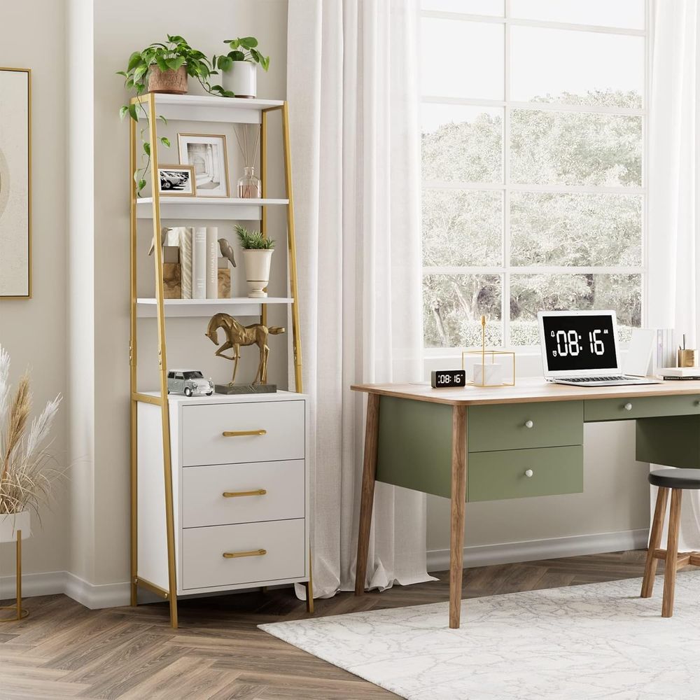 HITHOS Estantería de 4 niveles - Home Office Shed reseña y precio
