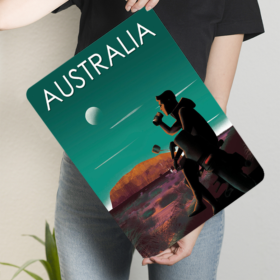 Paisaje australiano, arte de p - Home Office Australia reseña y precio