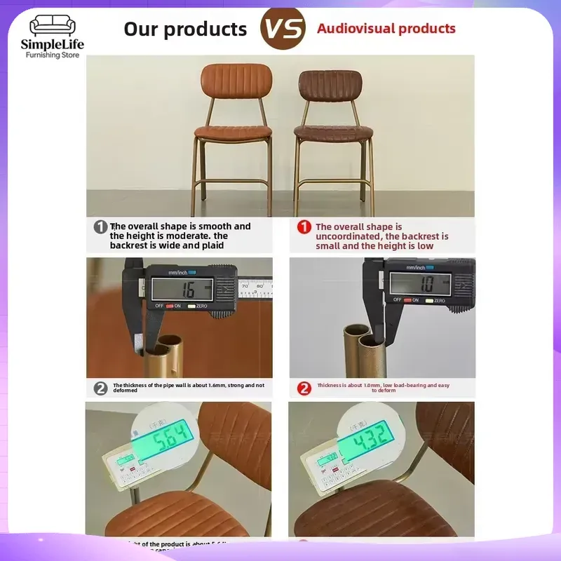 Silla de Comedor Retro de Hier - Home Office Industrial Style reseña y precio