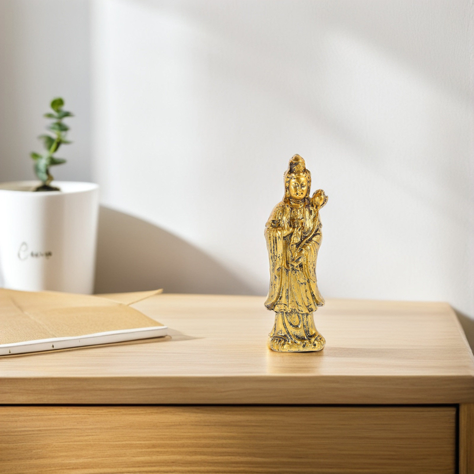Elegante Estatua Vintage de Bu - Home Office Feng Shui reseña y precio